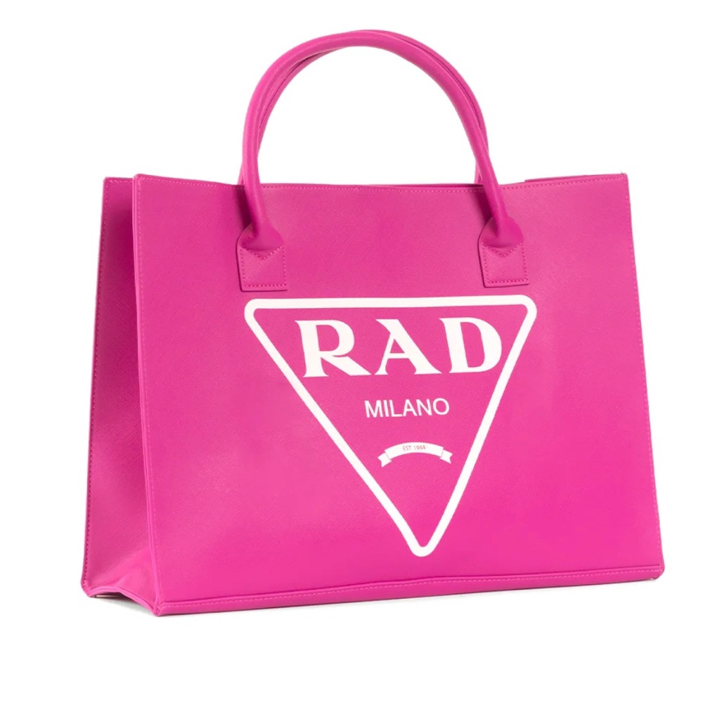 RAD Hot Pink Boutique Oversized Tote Bag Amazing Gift For the fashionista